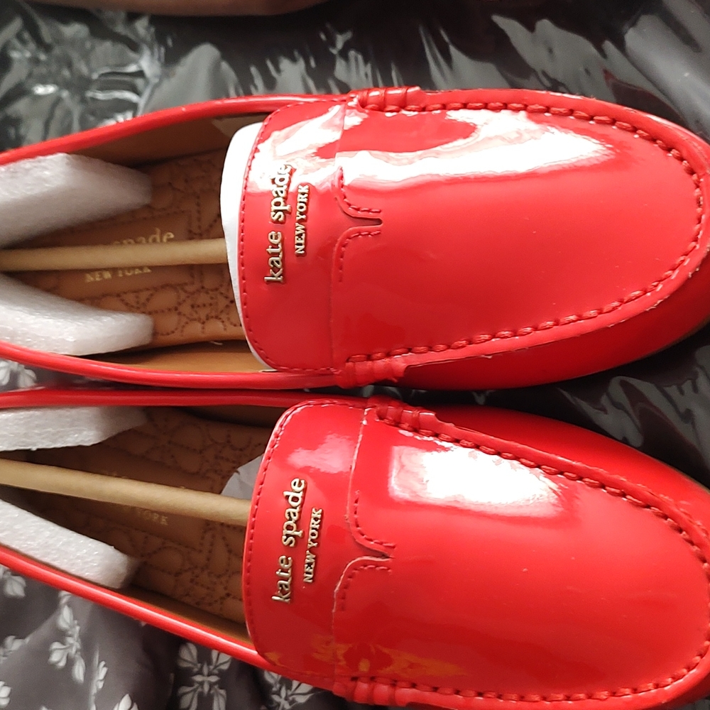 Kate spade loafers women's shoes patent leather 6.5